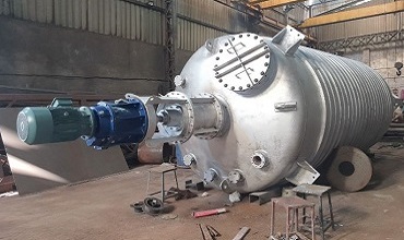 Picture of Sodium Silicate Plant Autoclave Reactor